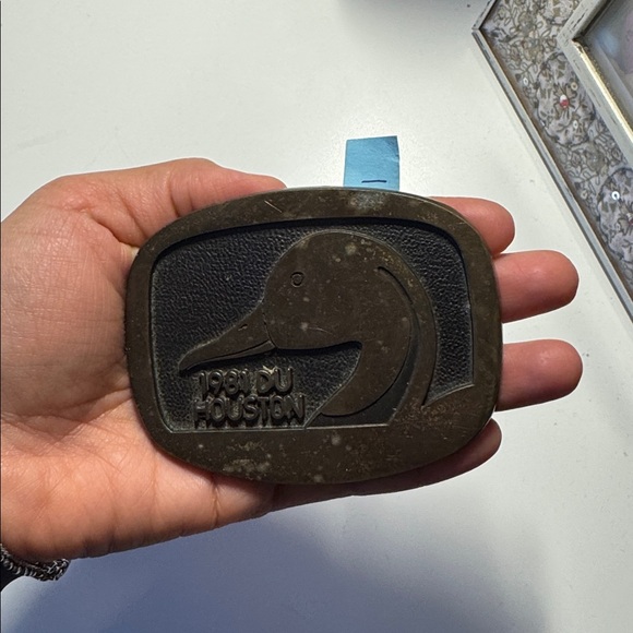 Vintage 1981 DU Houston Belt Buckle limited edition - Picture 6 of 6